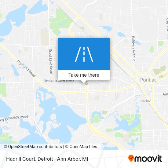 Mapa de Hadrill Court