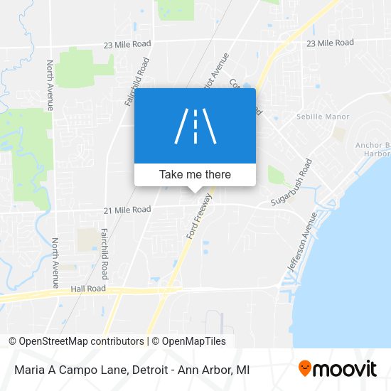 Mapa de Maria A Campo Lane