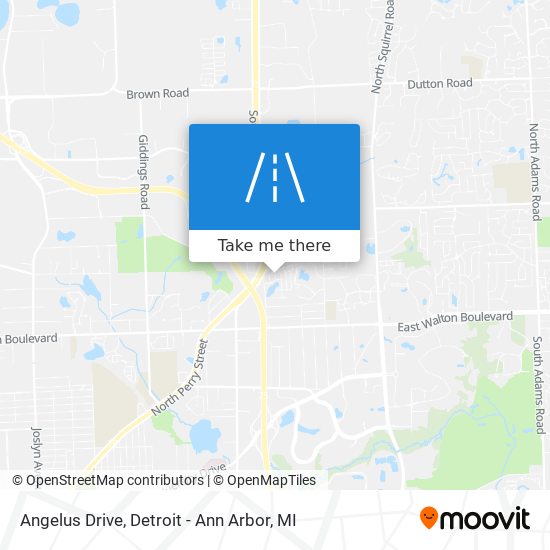 Mapa de Angelus Drive