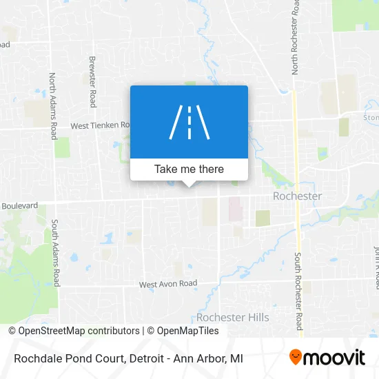 Rochdale Pond Court map
