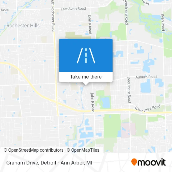 Graham Drive map