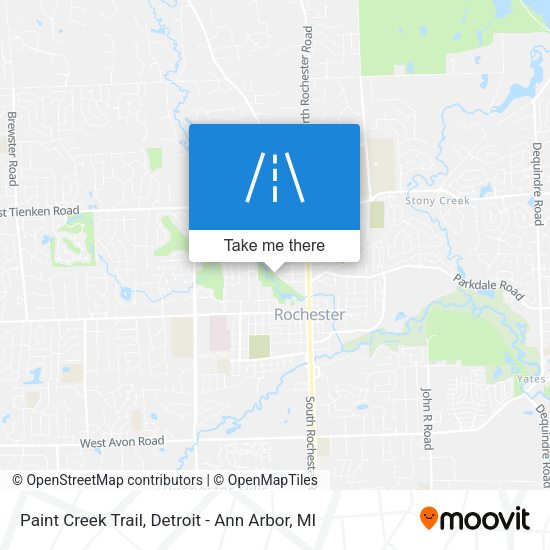 Mapa de Paint Creek Trail