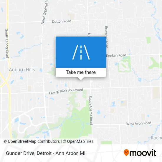 Gunder Drive map
