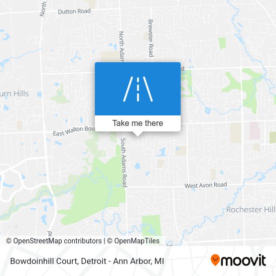 Bowdoinhill Court map