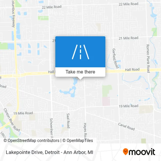Lakepointe Drive map