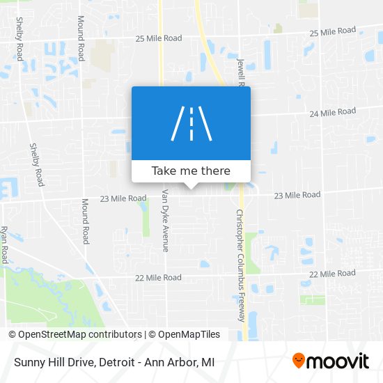 Sunny Hill Drive map