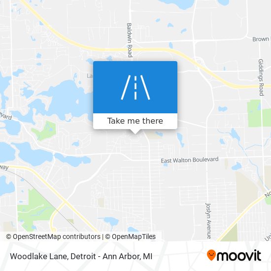 Mapa de Woodlake Lane