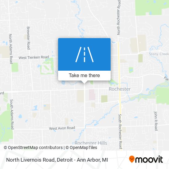 North Livernois Road map