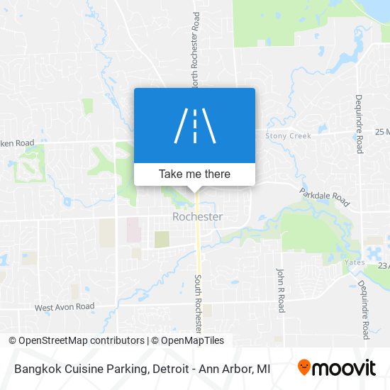 Bangkok Cuisine Parking map