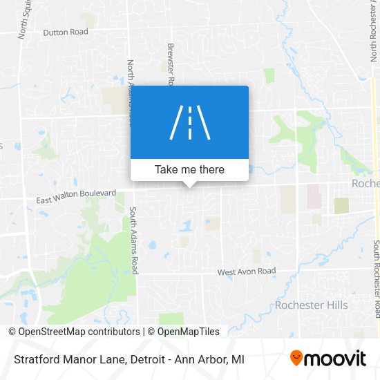 Stratford Manor Lane map