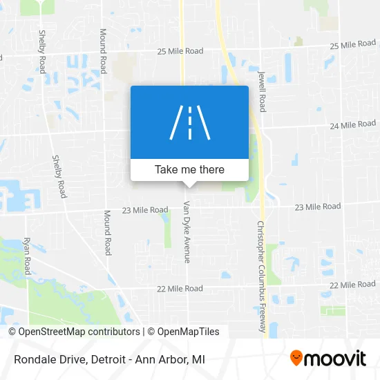 Rondale Drive map