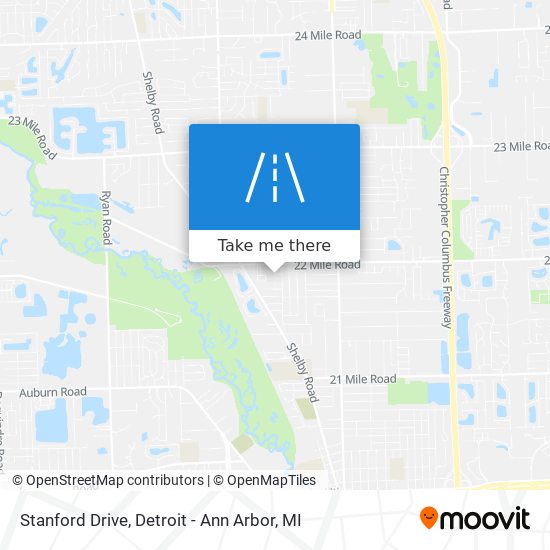 Stanford Drive map