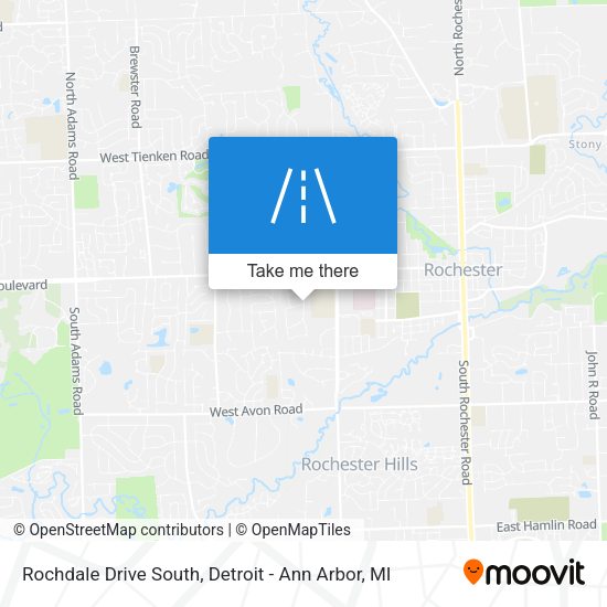 Rochdale Drive South map