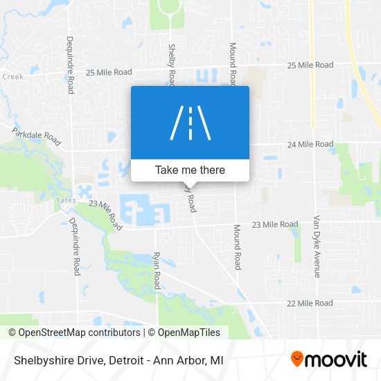 Mapa de Shelbyshire Drive