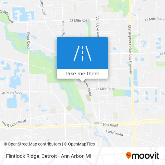 Flintlock Ridge map