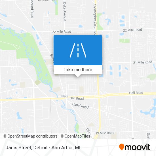 Mapa de Janis Street