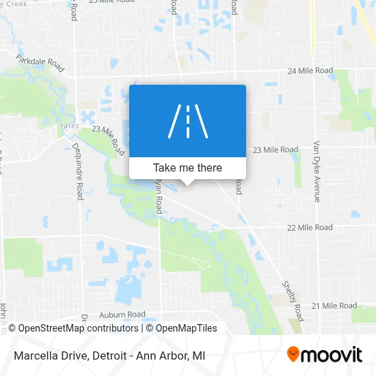 Marcella Drive map
