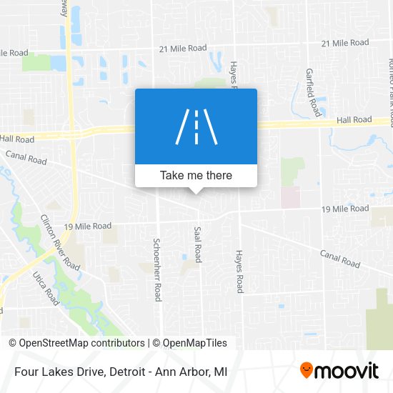 Mapa de Four Lakes Drive
