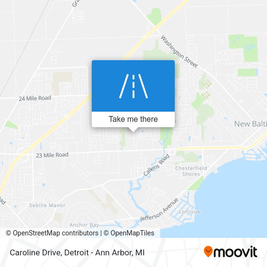 Mapa de Caroline Drive