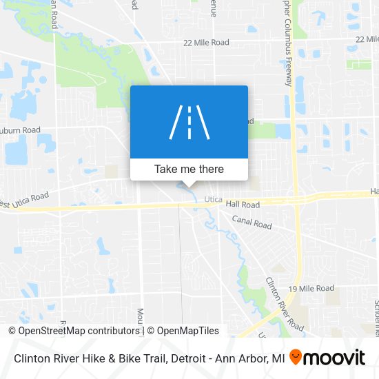 Clinton River Hike & Bike Trail map