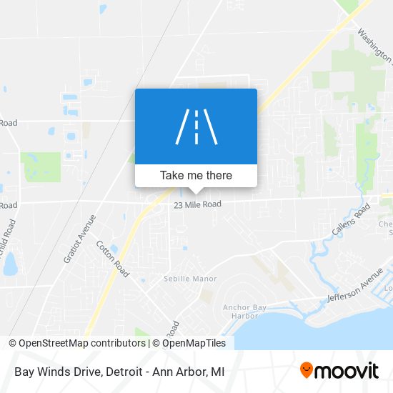 Bay Winds Drive map