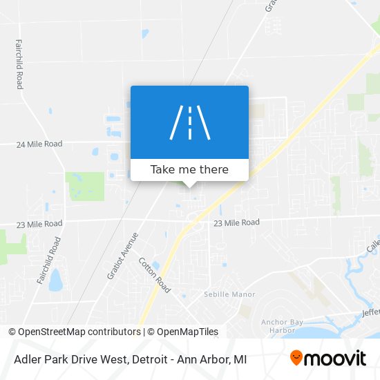 Mapa de Adler Park Drive West