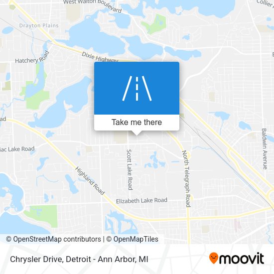 Chrysler Drive map