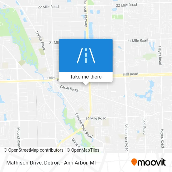 Mathison Drive map