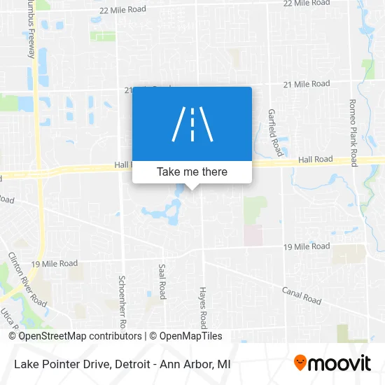 Lake Pointer Drive map