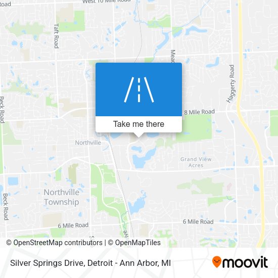 Mapa de Silver Springs Drive