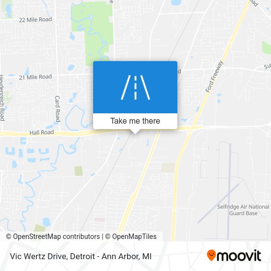 Vic Wertz Drive map