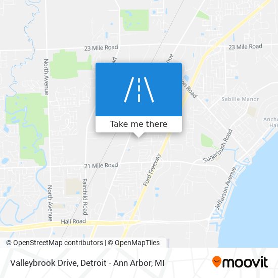 Valleybrook Drive map