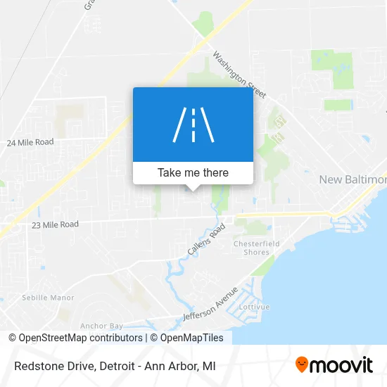 Redstone Drive map
