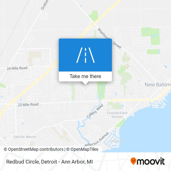 Redbud Circle map