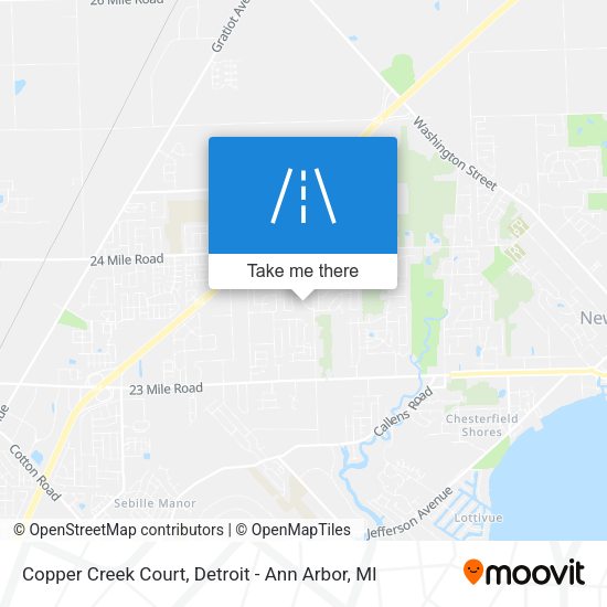 Copper Creek Court map