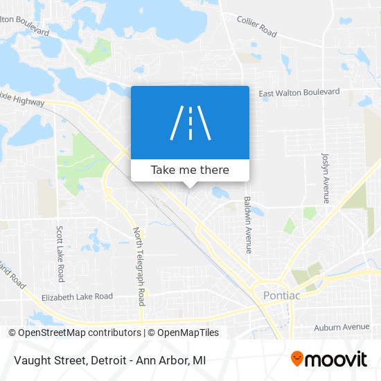 Vaught Street map