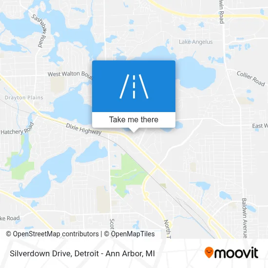 Silverdown Drive map