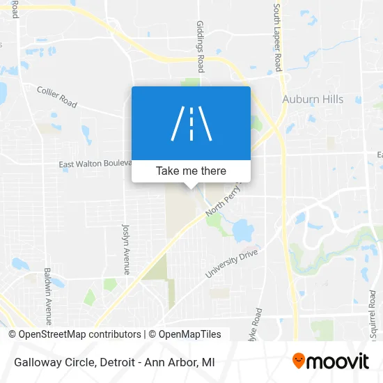 Galloway Circle map