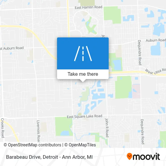 Barabeau Drive map