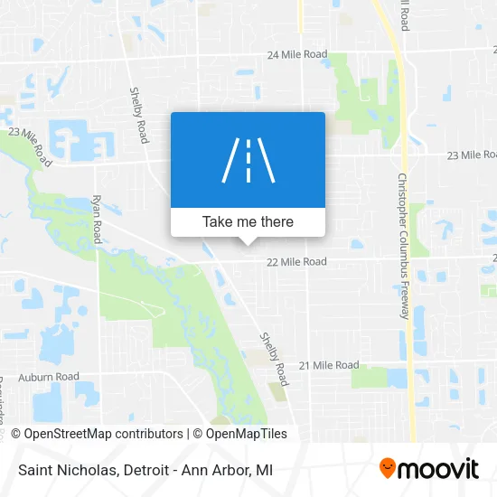 Saint Nicholas map