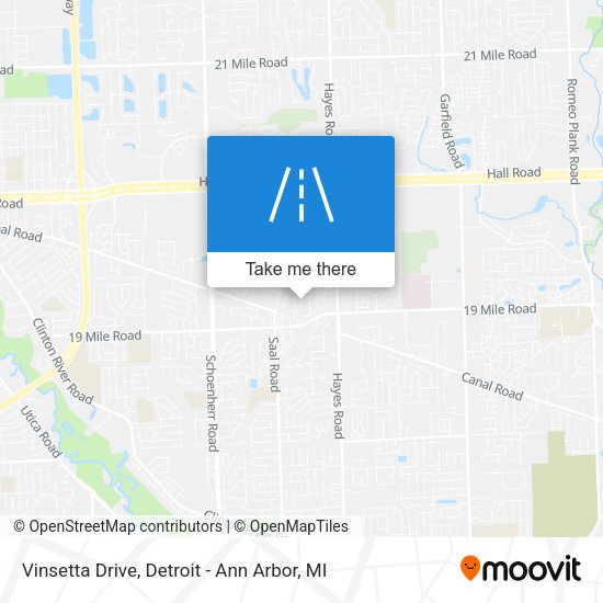 Mapa de Vinsetta Drive