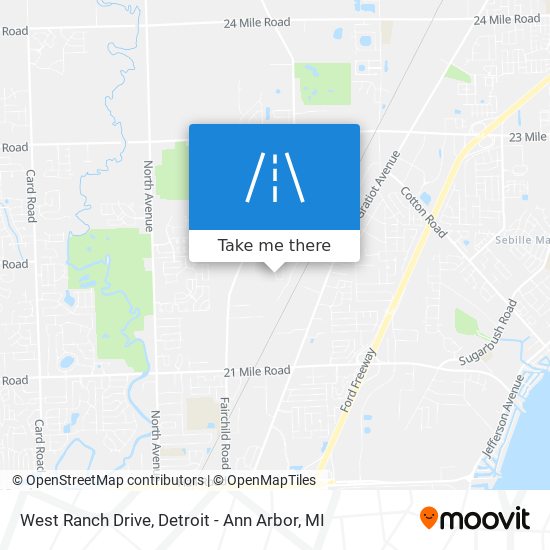 Mapa de West Ranch Drive