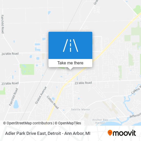 Mapa de Adler Park Drive East