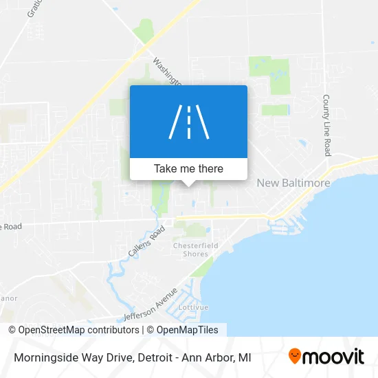 Morningside Way Drive map