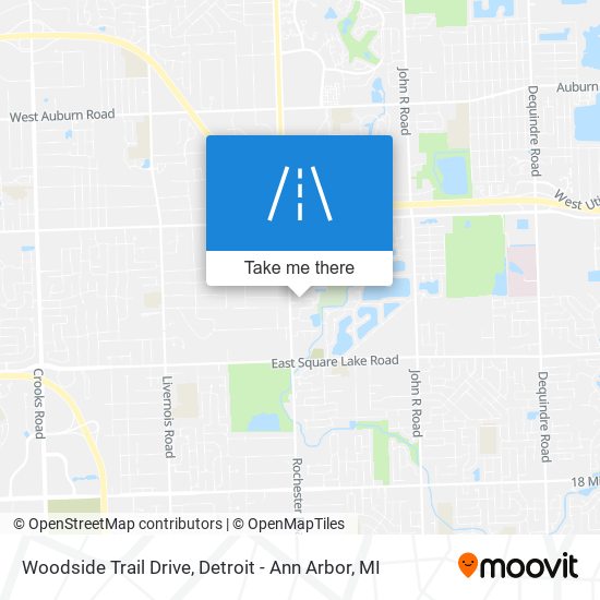 Woodside Trail Drive map