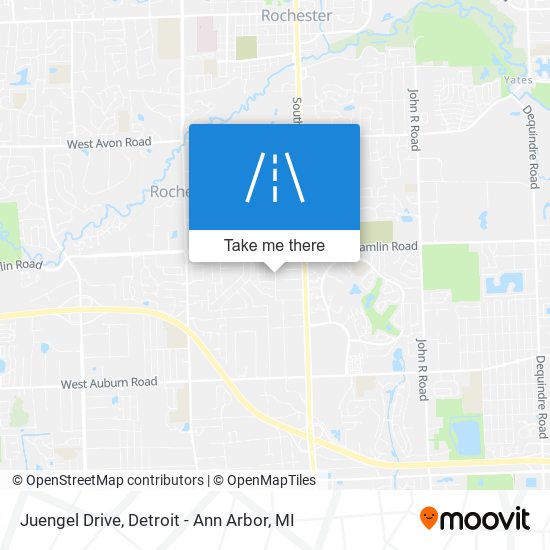 Juengel Drive map