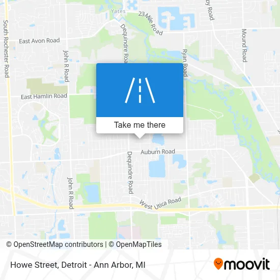 Howe Street map