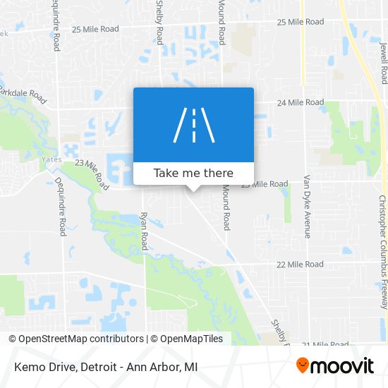 Kemo Drive map