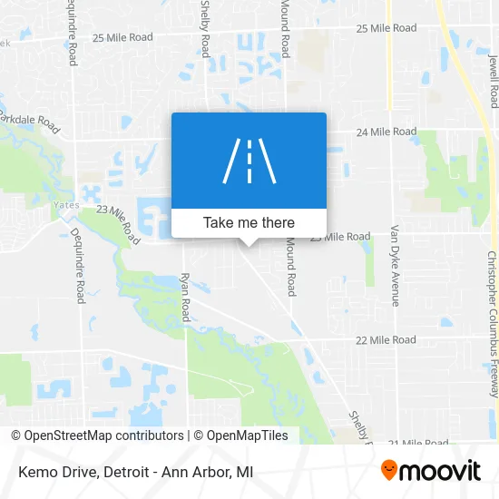 Kemo Drive map