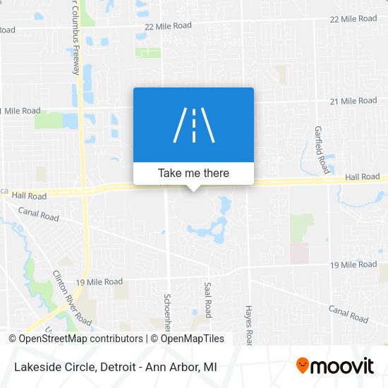 Mapa de Lakeside Circle